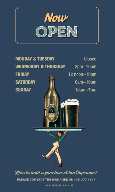 Horseshoe Taproom Hours