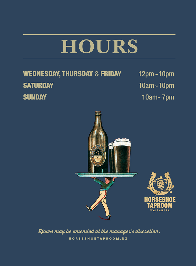 Horseshoe Taproom Hours